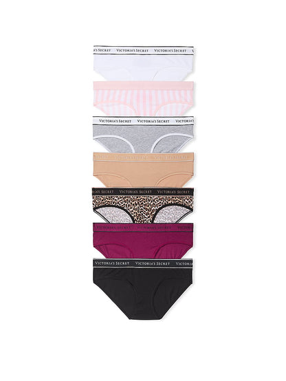 7-Pack Logo Cotton Hiphugger Panties