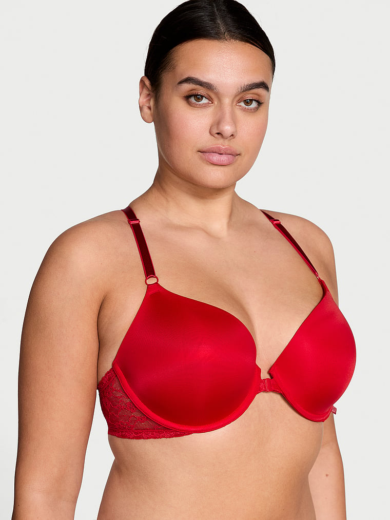 Sexy Tee Smooth Lightly Lined Front-Close Demi Bra