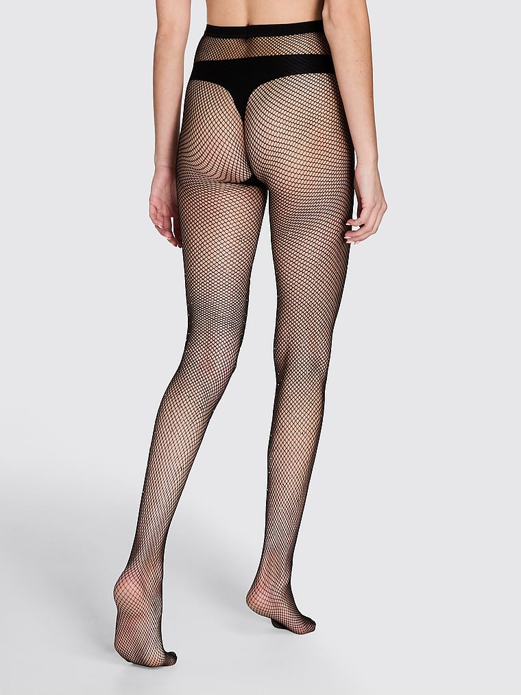 Fishnet Rhinestone Pantyhose