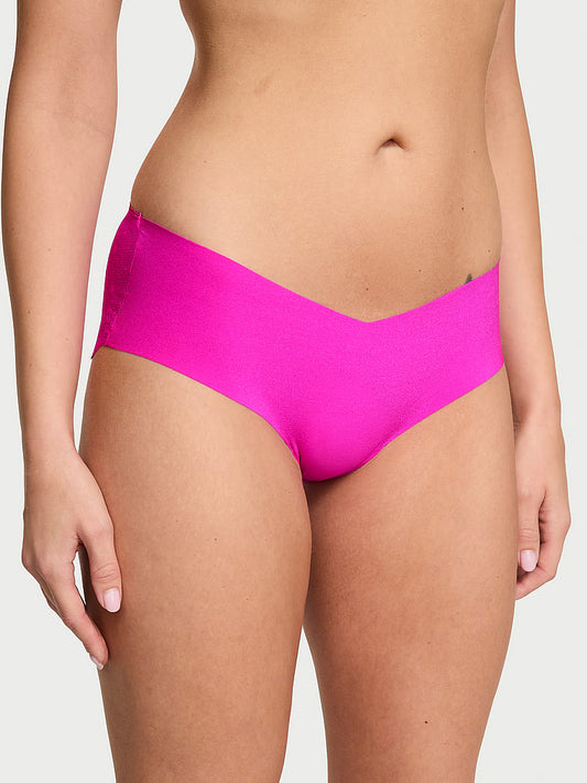 No-Show Heart Mesh-Back Hiphugger Panty