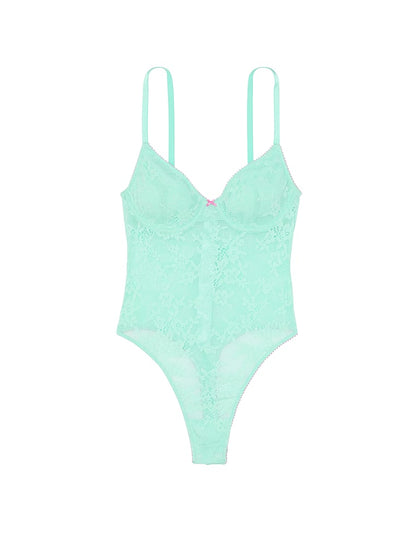 Tease Lace Unlined Demi Bodysuit