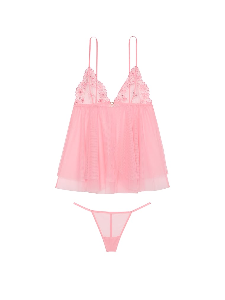 Pretty Petals Flyaway Heart Babydoll Set