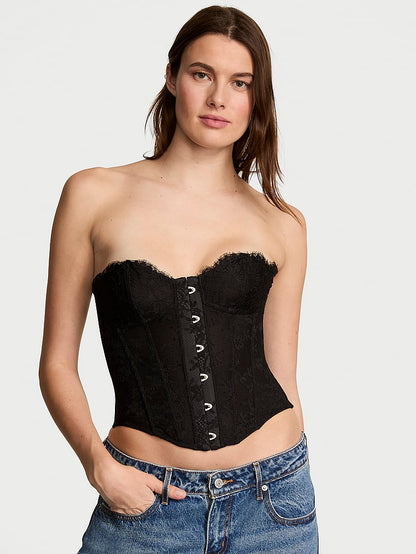 Dare to Dream Lace Strapless Corset Top