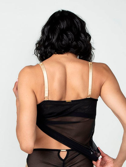 Luba Mesh Camisole with Built in Shelf Bra