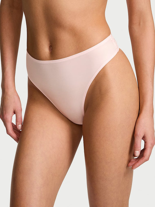 Smooth High-Waist Strappy-Back Thong Panty