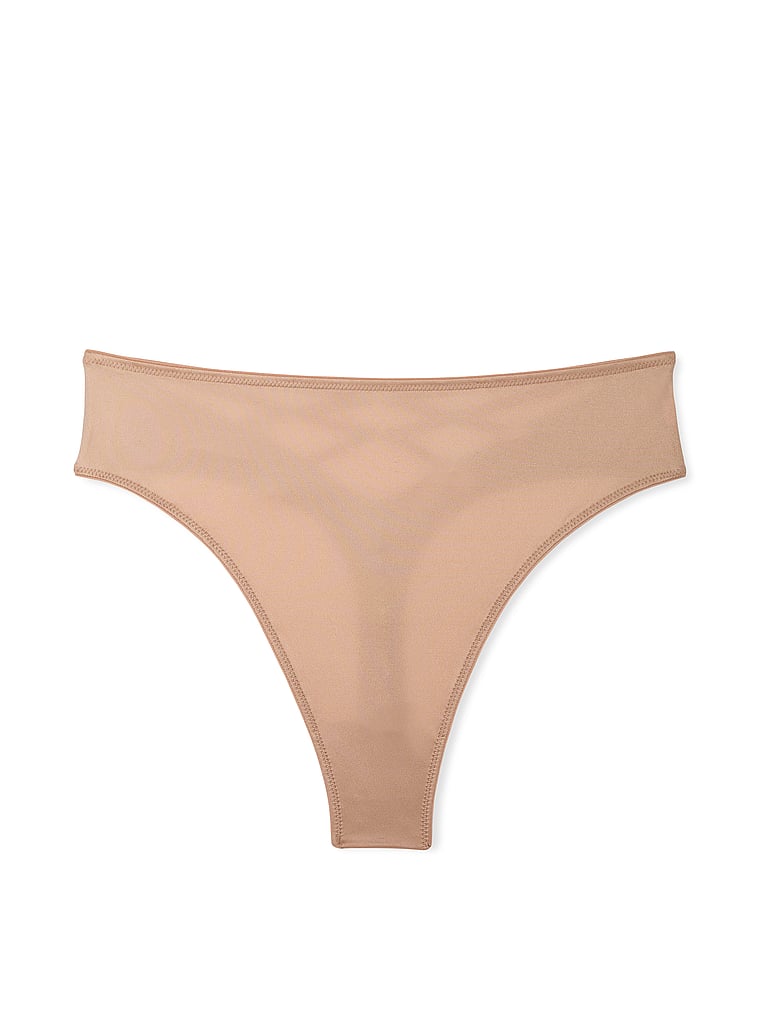 Smooth High-Waist Strappy-Back Thong Panty