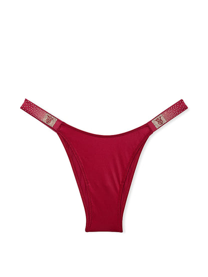 Scattered Shine Strap Brazilian Panty