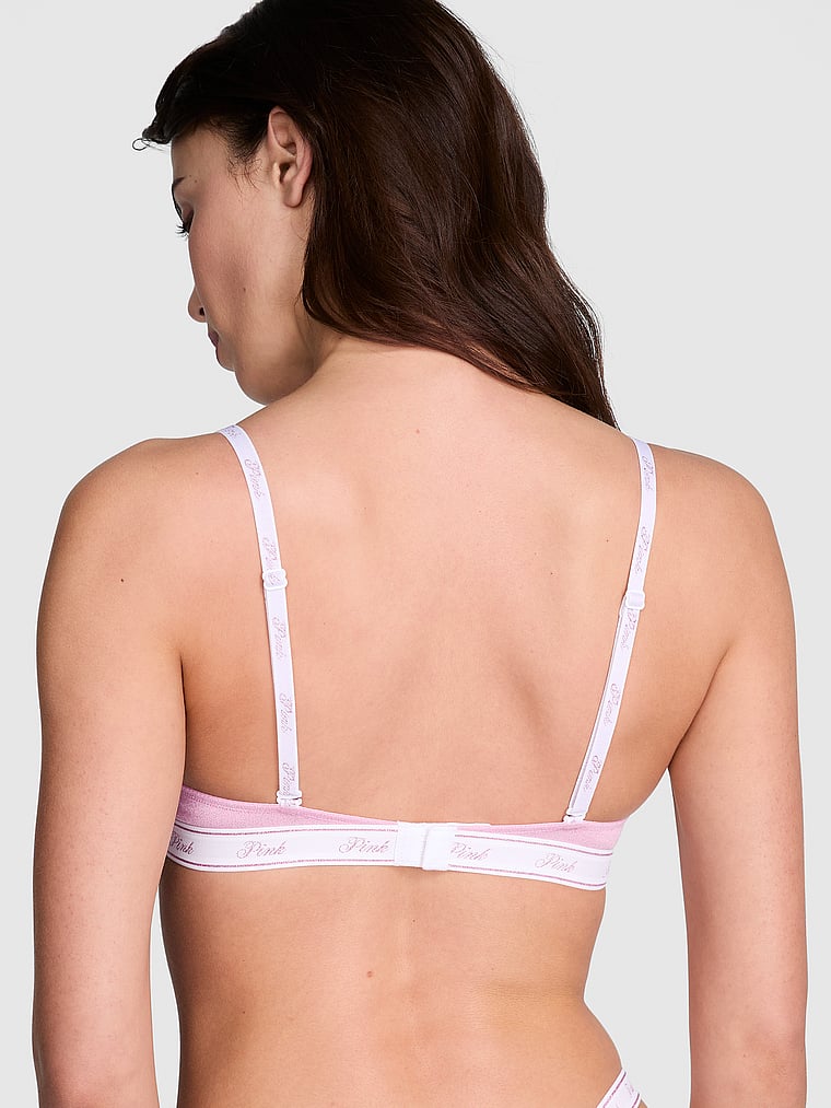 Wear Everywhere Push-Up Wireless Bra Sparkle Knit