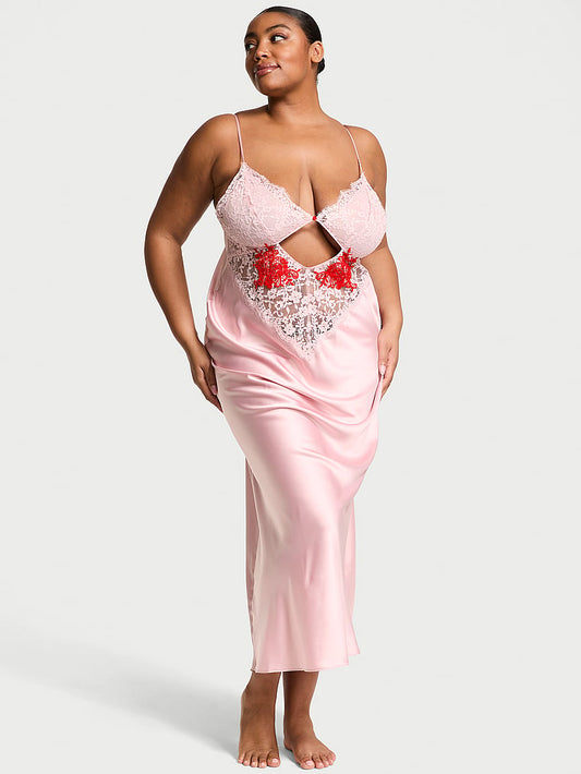 Dare to Dream Lace & Satin Long Slip