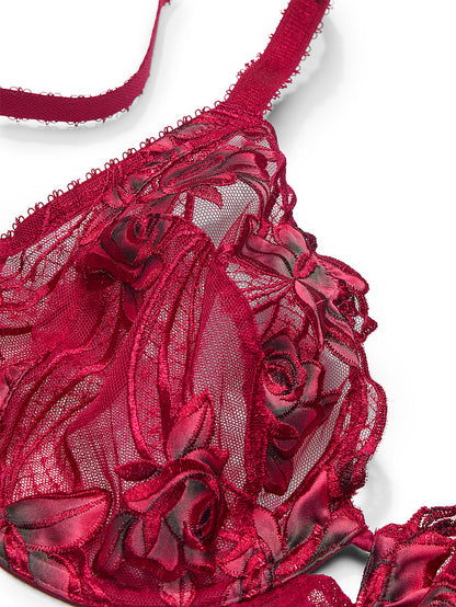 The Fabulous by Victoria's Secret Red Rose Unlined Full-Cup Bra