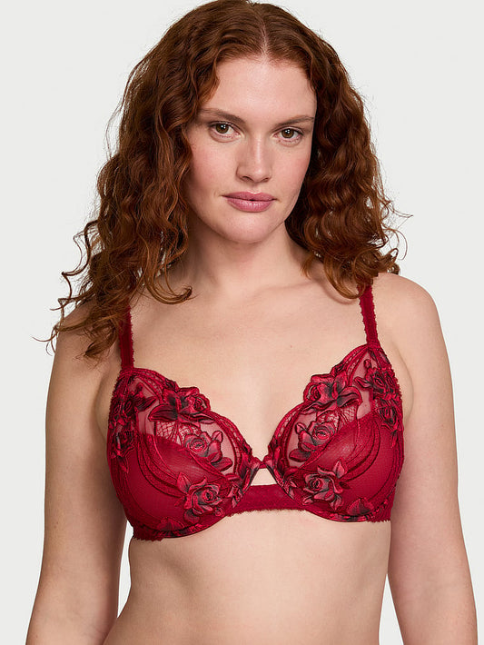 The Fabulous by Victoria's Secret Red Rose Unlined Full-Cup Bra