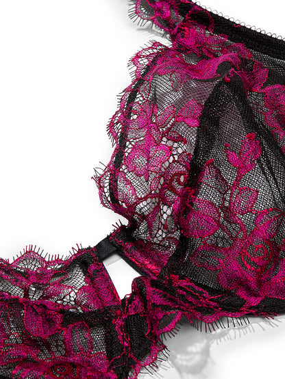 The Fabulous by Victoria's Secret Unlined Rose Lace Full-Cup Bra