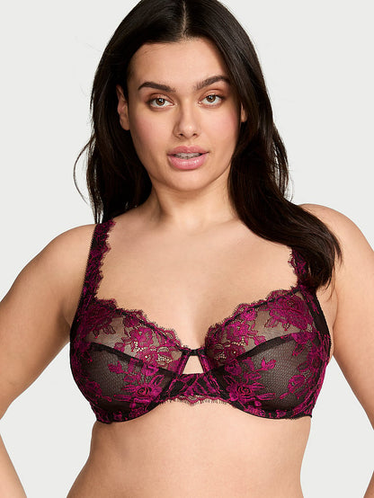 The Fabulous by Victoria's Secret Unlined Rose Lace Full-Cup Bra