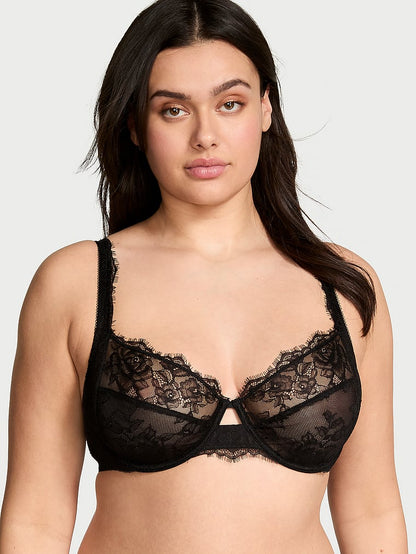 The Fabulous by Victoria's Secret Unlined Rose Lace Full-Cup Bra