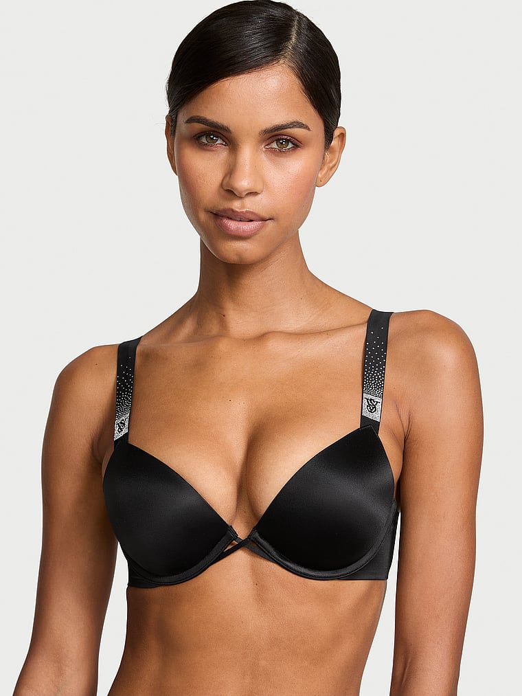 Bombshell Add-2-Cups Scattered Shine Strap Smooth Push-Up Bra