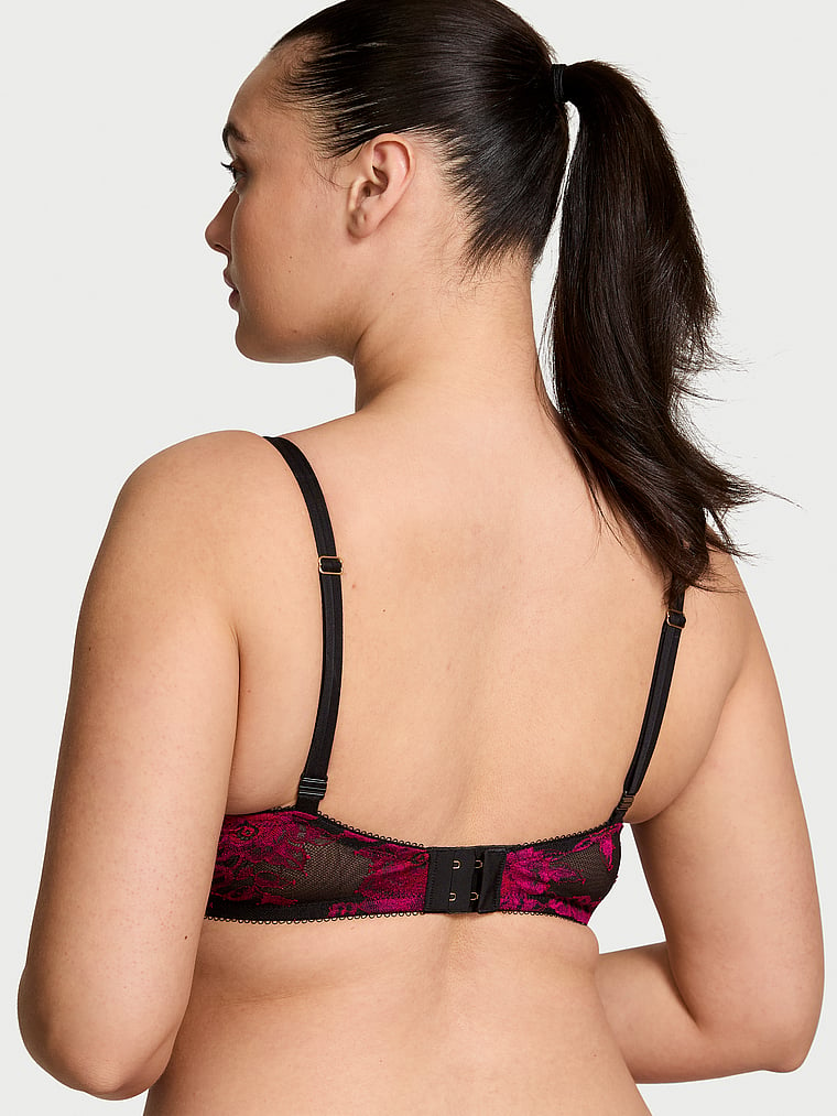 Rose Lace Push-Up Bra