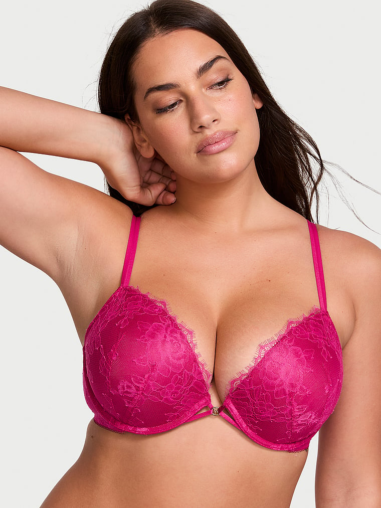 Rose Lace Push-Up Bra