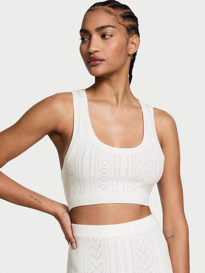 Luxe Heart Pointelle Bralette