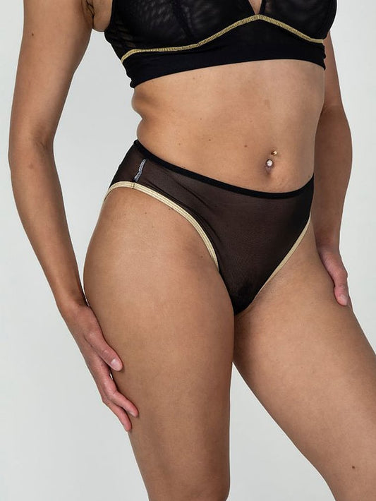 Embrace Mesh Keyhole Brief