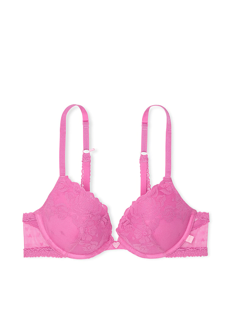 Victoria's Secret Sexy Tee Heart Bloom Lace Push-Up Bra