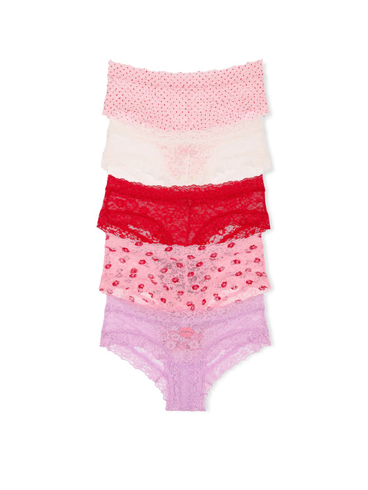 5-Pack Lace Cheeky Panties