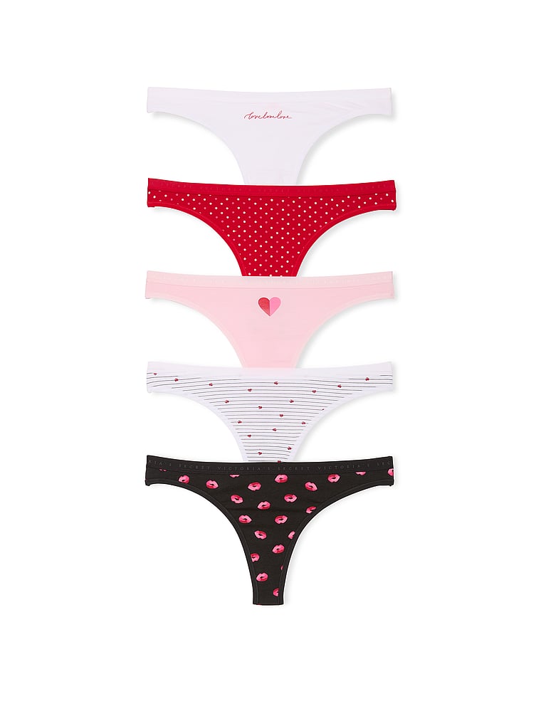 The Lacie Cotton Lace-Waist Cheeky Panty