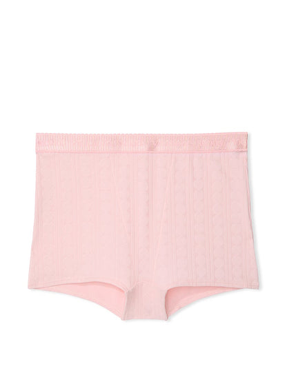 Logo Cotton Shine Patch High-Waist Shortie Panty