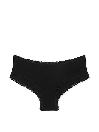 Cotton Lace-Waist Cheeky Panty