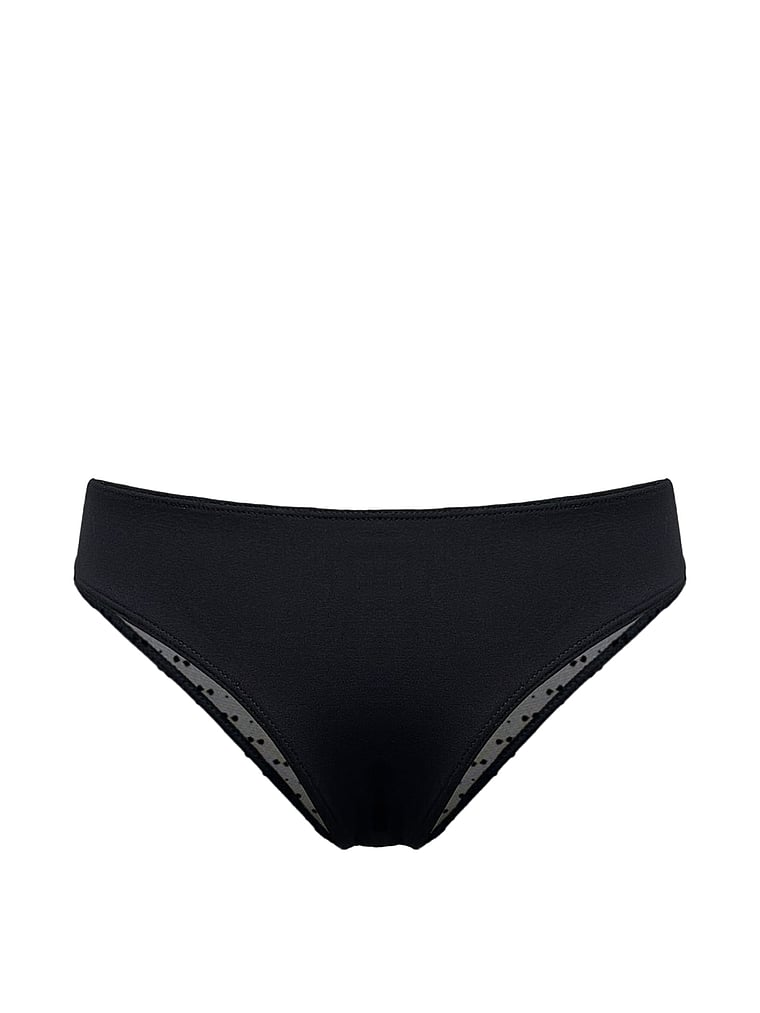 Mesh Velvet Dot Brief Panty