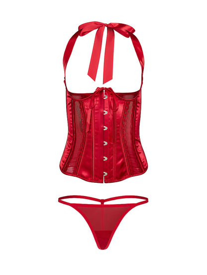 Amadine Corset + G-String Panty Set